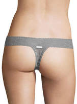 Thumbnail for your product : Calvin Klein Sheer Lace Thong