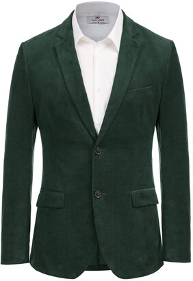 navy green blazer