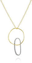 Thumbnail for your product : Todd Reed Interlocking Pendant Necklace in 18K Gold & Sterling Silver with Diamonds, 24"