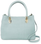 Thumbnail for your product : Cole Haan Benson Small Woven Leather Satchel