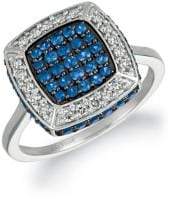 LeVian Nude Diamond, Blueberry Sapphire and 14K Vanilla Gold Ring