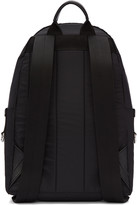 Thumbnail for your product : Dolce & Gabbana Black and Blue Denim Patches Backpack