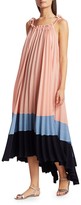 Thumbnail for your product : Issey Miyake Panorama Pleated High-Low Maxi Dress