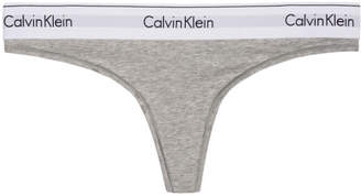 Calvin Klein Underwear Grey Modern Cotton Thong