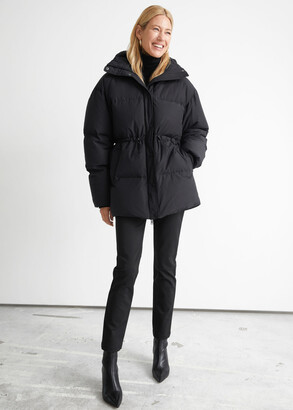 And other stories Hooded Down Puffer Jacket - ShopStyle