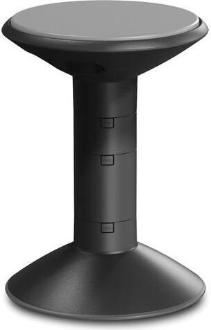 Storex Wiggle Stool - Black - 13' Length x 13' Width x 18.4' Height STX00300U01C