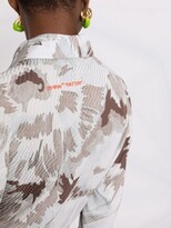 Thumbnail for your product : Off-White Asymmetric Floral Shirtdress