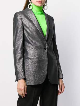 Tonello metallic slim-fit blazer