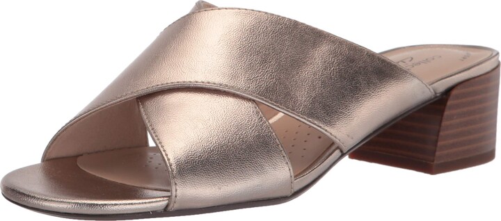 Clarks Women's Gold Sandals | ShopStyle