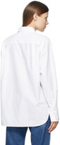Thumbnail for your product : Frame White Poplin Oversized Shirt