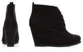 Thumbnail for your product : New Look Black Lace Up Wedged Ankle Boots