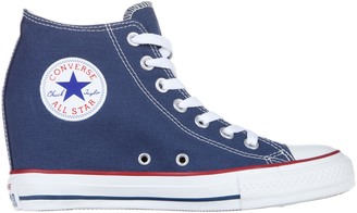 Converse Womens Chuck Taylor All Star Lux Mid Canvas Wedges