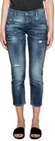 Thumbnail for your product : Diesel Dark Blue Belthy Ankle Denim Jeans