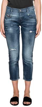 Diesel Dark Blue Belthy Ankle Denim Jeans