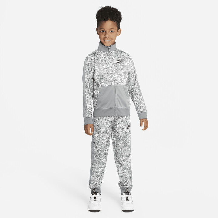 Nike Little Kids' Printed Tracksuit in Grey - ShopStyle Boys' Matching Sets