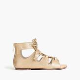 Thumbnail for your product : J.Crew Girls' metallic gladiator sandals