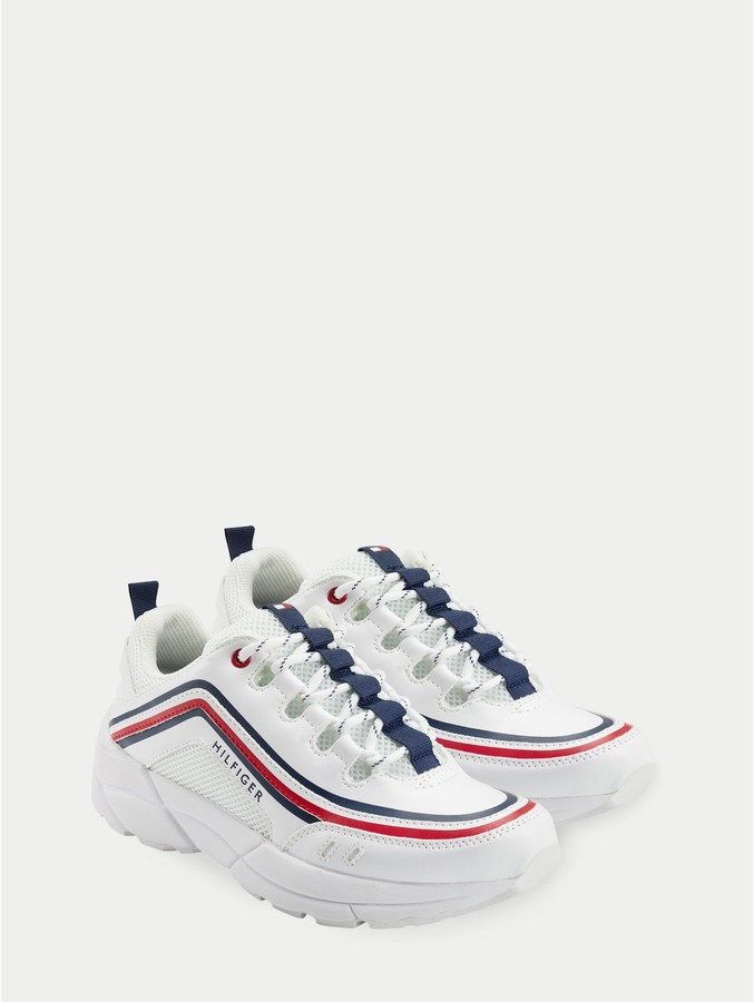 tommy hilfiger retro stripe sneakers