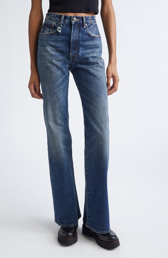 R 13 Jane Flare Leg Jeans