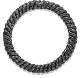 Thumbnail for your product : David Yurman Hampton Cable Necklace with Gray Diamonds and Blue Sapphires