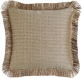 Thumbnail for your product : Isabella Collection Linen Co. Fringed Gold Tweed Pillow, 18"Sq.
