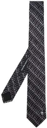 Alexander McQueen safety pin printed tie