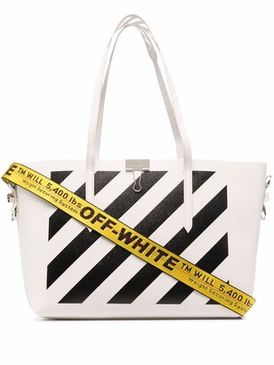 Off-White Binder tote bag - ShopStyle