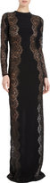 Thumbnail for your product : Stella McCartney Long Sleeve Lace Sheath Gown