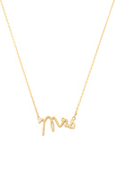 Thumbnail for your product : Wanderlust + Co Mrs Necklace