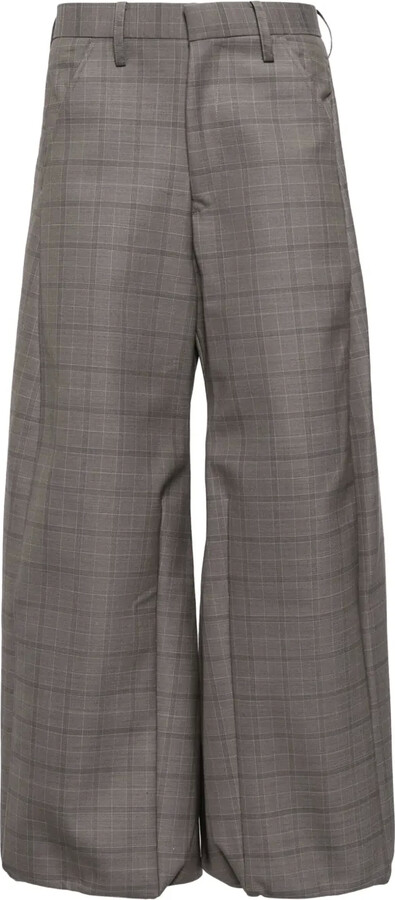 Doublet Robot wide-leg wool trousers