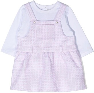 Givenchy Kids TEEN monogram-patterned flared dress