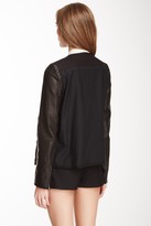 Thumbnail for your product : Vanessa Bruno Leather Trim Jacket