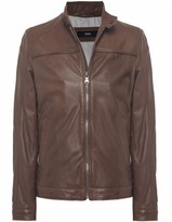 Thumbnail for your product : Boss Black Hugo Niwen Leather Jacket