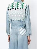 Thumbnail for your product : Levi's Made & Crafted short embroidered denim jacket