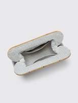 Thumbnail for your product : Draper James Love Row Wicker Clutch