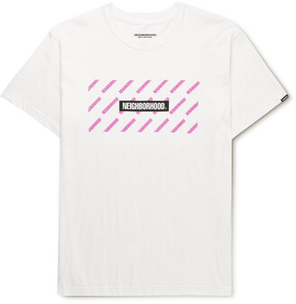 Neighborhood Logo-Print Cotton-Jersey T-Shirt