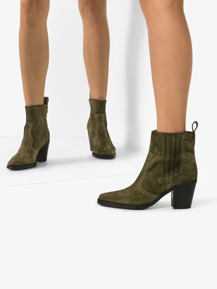 Ganni Western-Style Ankle Boot