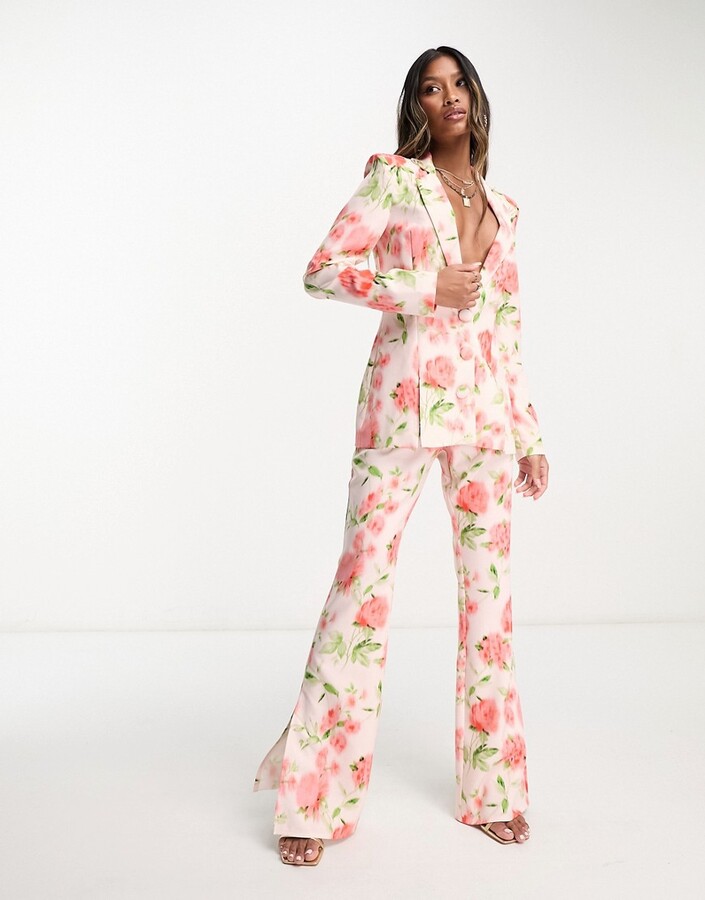 Necessities Vidner mikro Floral Pants Suit Women | ShopStyle