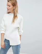 Thumbnail for your product : New Look Chunky Rib Step Hem Jumper
