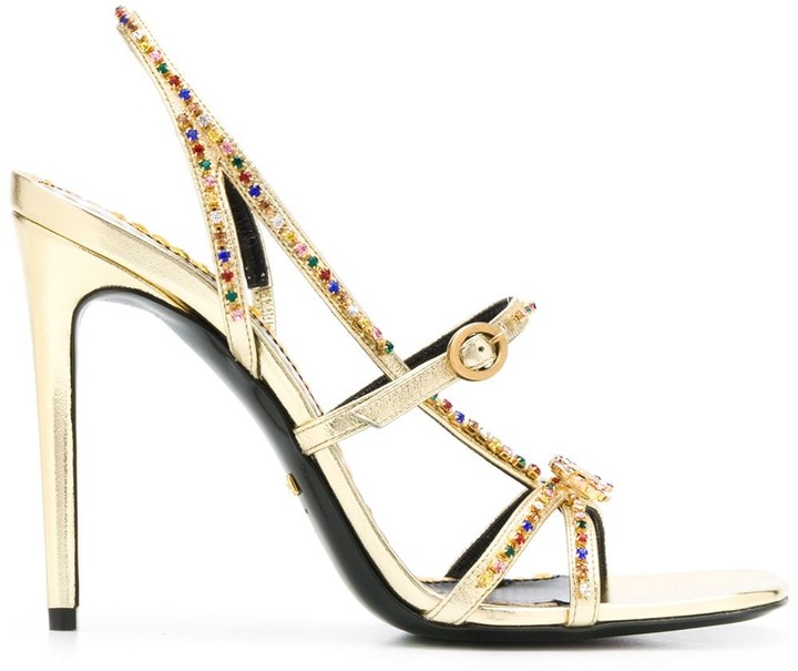 gucci embellished heels