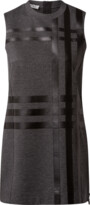 Thumbnail for your product : Akris Punto Check Vegan-Leather Jersey Tunic Shirt