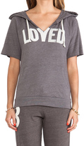 Thumbnail for your product : SUNDRY Loved Short Sleeve Hoodie