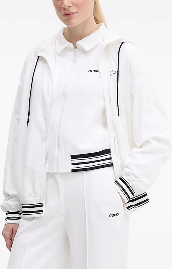 GUESS USA Hooded Zip-Front Jacket