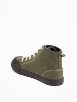 Thumbnail for your product : Old Navy Canvas Rubber-Toe High-Tops for Boys