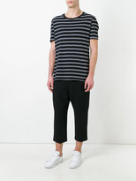 Thumbnail for your product : Rick Owens drop-crotch cropped trousers