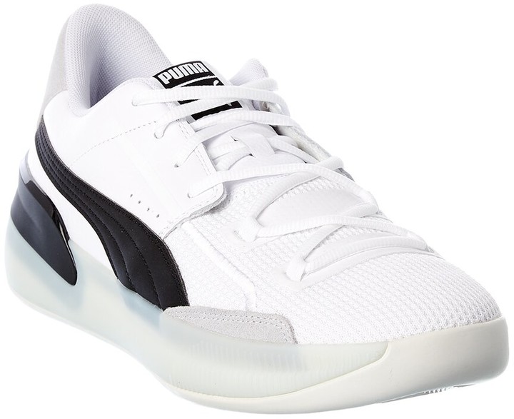 puma clyde black leather