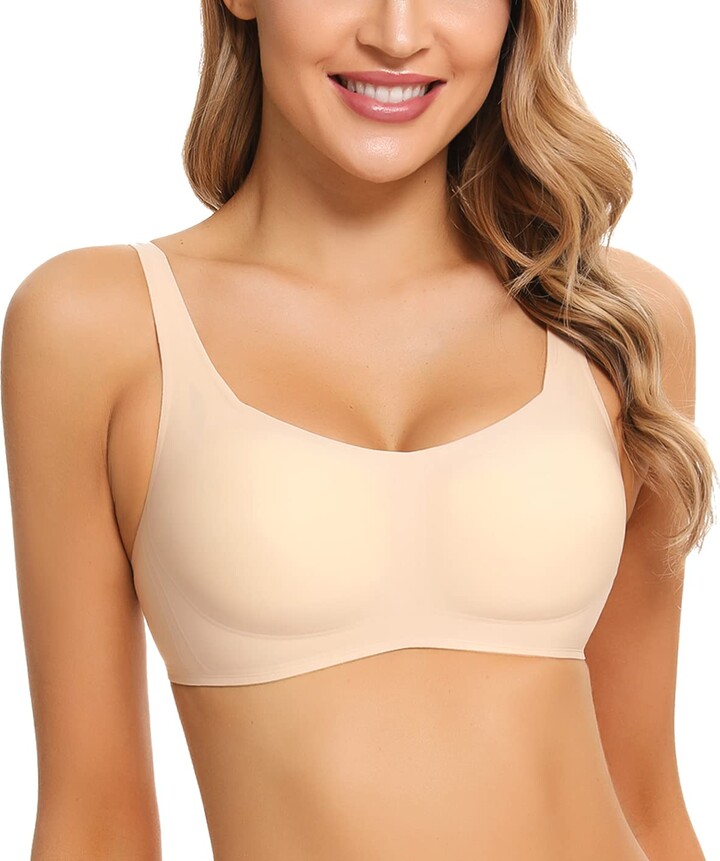 Ocexteur Seamless Wireless Bra Women tShirt Bras Comfort Home