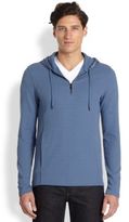 Thumbnail for your product : Michael Kors Mixed Media Waffle Knit Hoodie