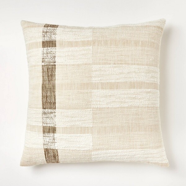 Threshold designed w/Studio McGee Oversized Woven Striped Square Throw