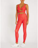 Thumbnail for your product : Beach Riot Heart-print stretch-jersey leggings