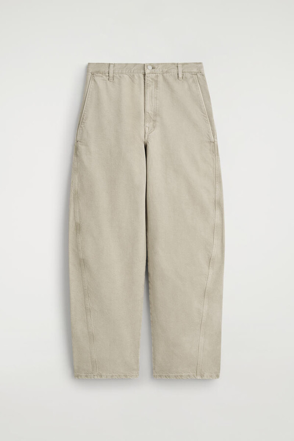 COS Denim Barrel-Leg Pants